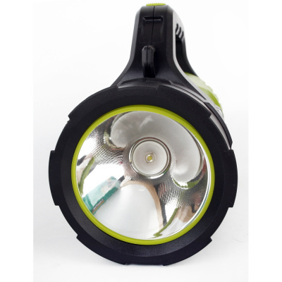 Фонарь-прожектор Camelion E1338, 10 режимов, 600 м, кемпинг 2700/4500К, аварийный, USB/microUSB, 6 Ач