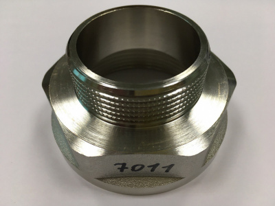 Переходник 1½" н. x 2" в., латунный