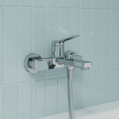 Смеситель для ванны IDDIS "Parker" PARSB02i02WA