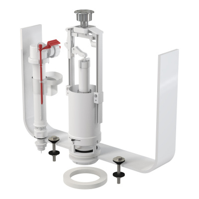 Арматура для бачка AlcaPlast, нижняя подводка, 1/2", старт/стоп