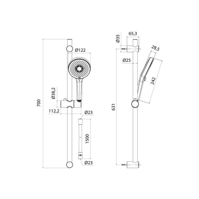 Душевая стойка IDDIS "Optima Home" OPH3C70i16