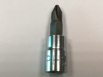 Головка бита TOPTUL, 1/4", PH2