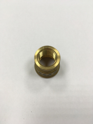 Муфта переходная 1/4" x 3/8", латунная