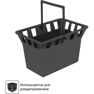 Корзинка для дождеприёмника GIDROLICA POINT, 300х300 мм, с ручкой