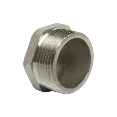 Ниппель переходник 1/2" x 1¼", латунный, VRT