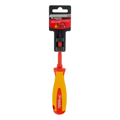 Отвёртка matrix Insulated PH1(+), 75 мм, до 1000 В