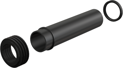 Патрубок соединительный AlcaPLAST M901 для подключения подвесного унитаза к бачку, Ø45/54 мм, L-200 мм (для системы инсталляции)