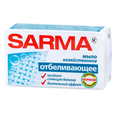 Мыло хозяйственное Sarma Отбеливание, 140 г