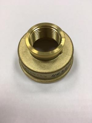 Муфта переходная 3/4" x 1½", латунная