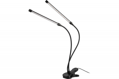 Светильник для растений на прищепке LED ЭРА, 20 Вт, 3000 К, чёрный (FITO-20W-ALED-RB)